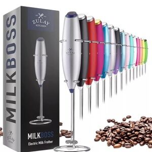 Zulay Kitchen Executive Series Milk Frothed Wand and Stand